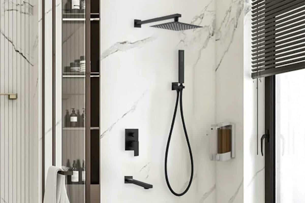 In wall shower faucet manufacturer