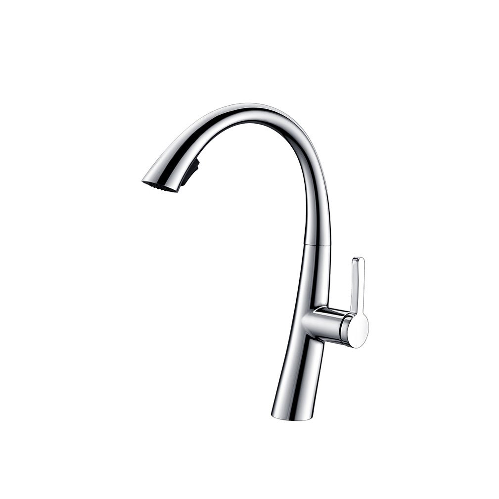 Single Hole Pull Out Spray Kitchen Faucet | faucetu.com