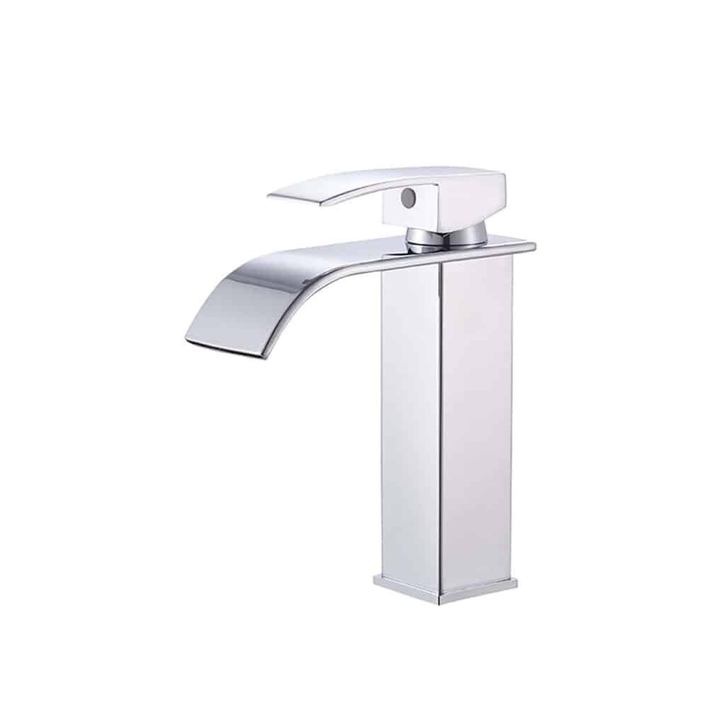 2101 Bathroom Sink Faucet with Waterfall Spout Single Handle