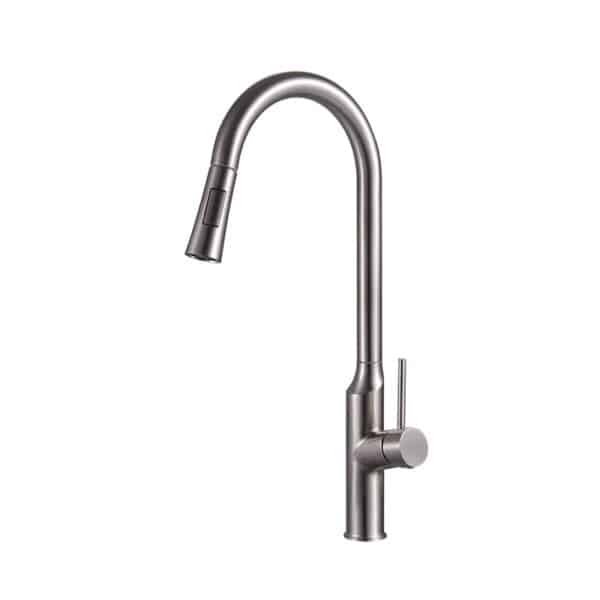Single-Handle Kitchen Faucet Faster Clean Pull Down
