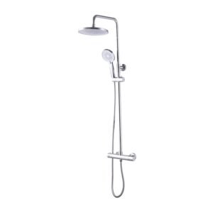 Shower Column Set Bathroom Thermostatic Mixing Valve Chrome Thermostatic Shower