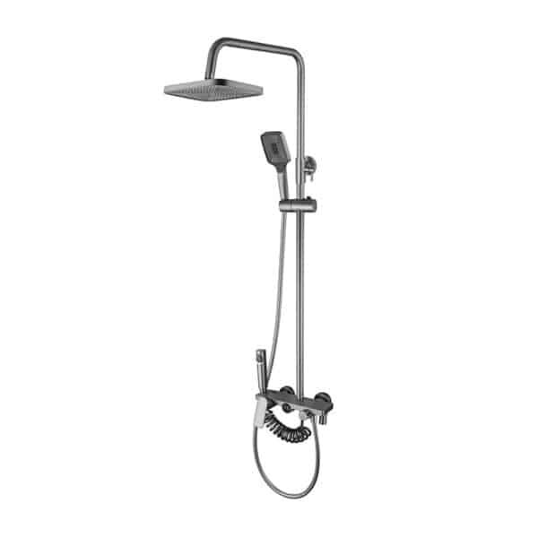 Brass Lifting Bath Shower System with Bidet Spray HandHeld