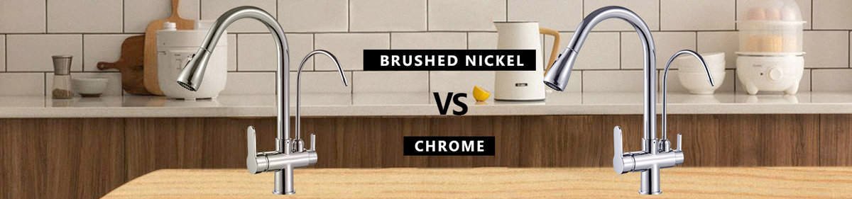 Brushed nickel kitchen faucet VS Chrome kitchen faucet-brushed-Nickel-Faucet