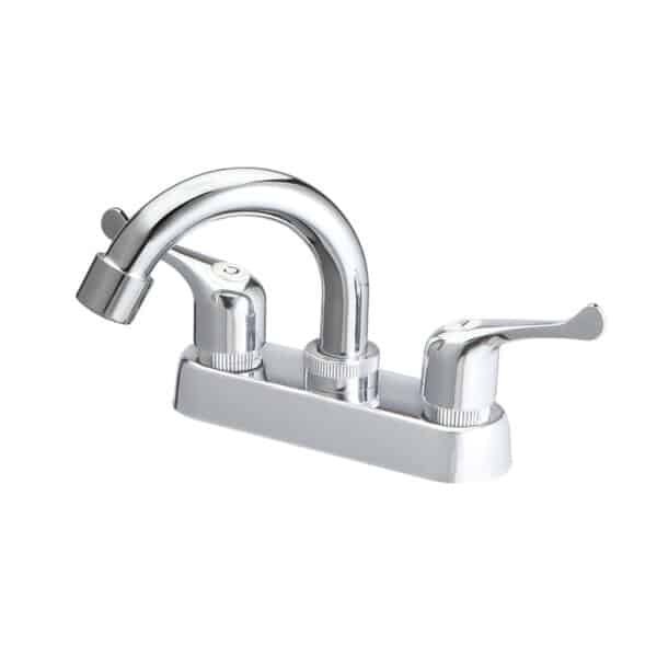 Bathroom Faucet 2 Handle 4 Inch Centerset Bathroom Sink Faucet Lead-Free Basin Mixer Tap