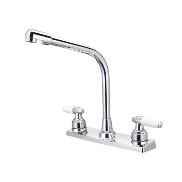 Kitchen Faucet Deck Mounted dual Lever Handle