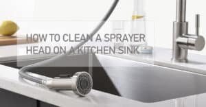 How to clean sprayer head