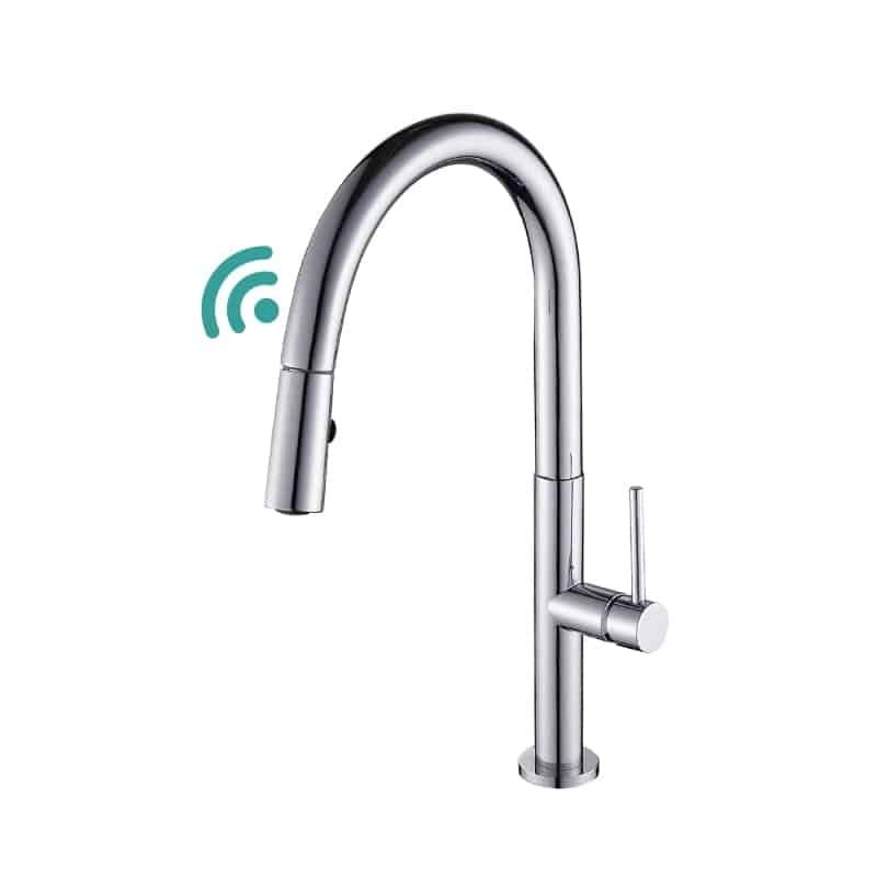 Two-Sensor Touchless Pulldown Kitchen Faucet One-Handle PT-8059