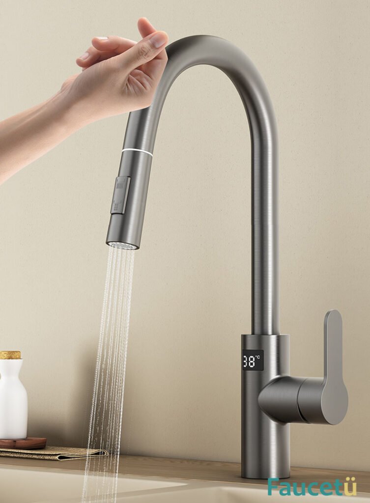 touchless kitchen faucets-No-touch-faucets