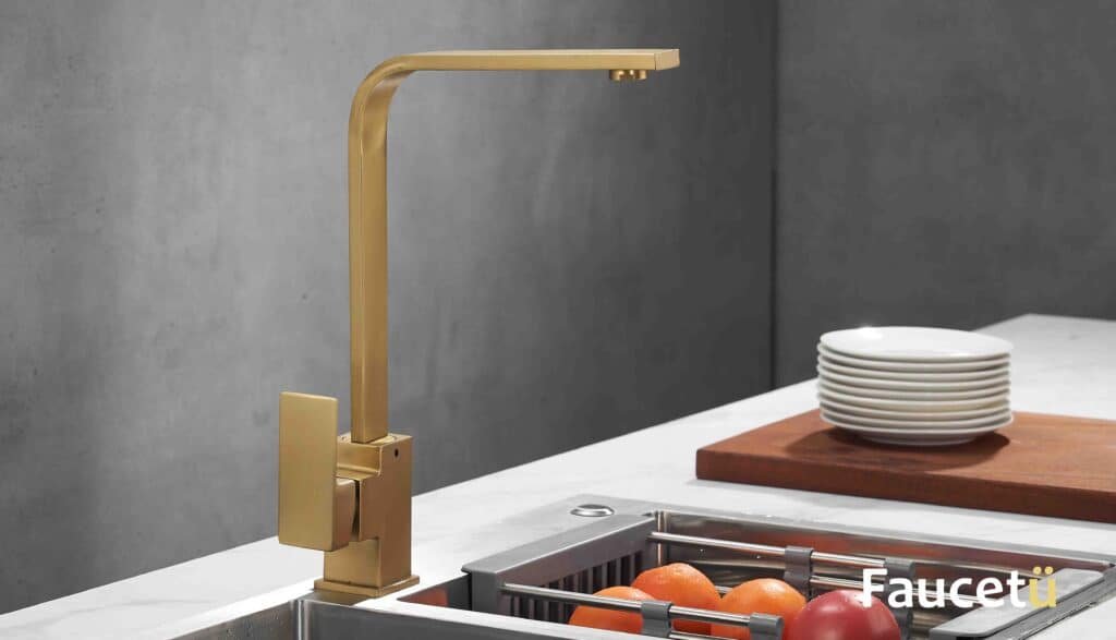 kitchen faucet finishes-Gold-Kitchen-Faucet-Finish-scaled