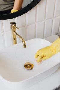 Satin bronze faucet finishes