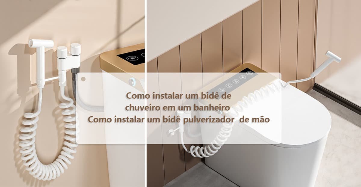 como instalar um bide de chuveiro em um banheiro