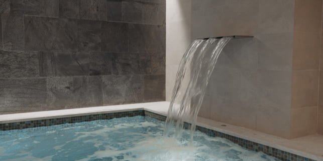 Bathtub Wall-Mounted Waterfall Faucets