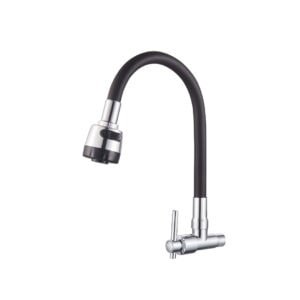 LIVLIG Rubinetto Mobile Da Esterno In Acciaio Inox - Girevole 360°, Per Cucina Da Giardino, Camper O Tavolo, Attacco Universale