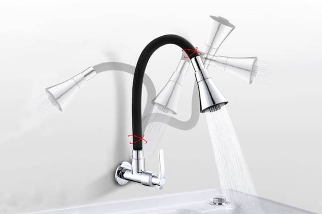 in-wall faucet