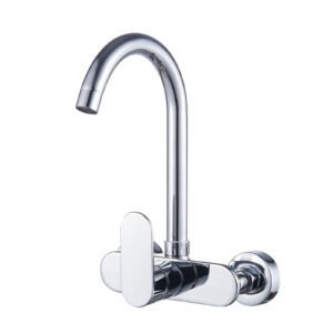 Commercial Wall-Mount Kitchen Faucet Center SA-3001