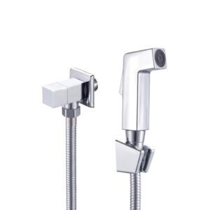 Ducha Higiênica Metal/ABS Para Banheiro Ducha De Mão Quadrada HZ-035