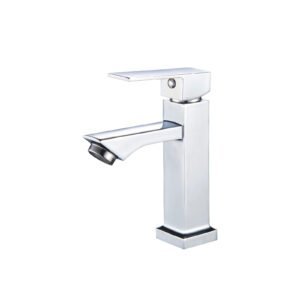 Elegant Single Cold Faucet Water-Saving Chrome Bathroom Tap N-13011