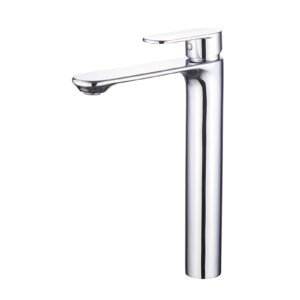 Rubinetto per lavabo da bagno ad arco alto – Elegante rubinetto per lavabo da appoggio LA-3001