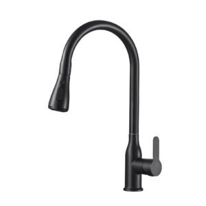 Kitchen Taps Black Hot Cold Kitchen Sink Faucet P-8071-B