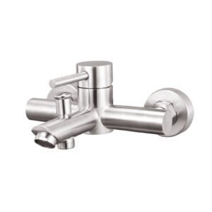 Round Bathtub Faucet – Brushed Nickel, 304 Stainless Steel T-5003-N