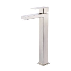 Single Handle Lavatory Faucet Brushed Nickel | Easy Installation LA-5020-N