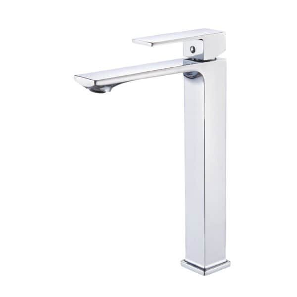 Square Tall Bathroom Sink Mixer Tap Single Lever LA-2023009