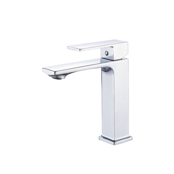 Square short Bathroom Sink Mixer Tap Single Lever L-2023009