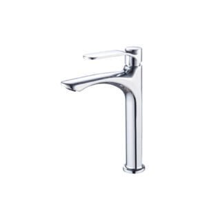 Stylish Single Cold Bathroom Faucet Easy Install, Chrome Finish N-32001