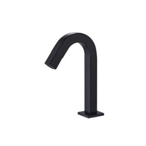 Rubinetto per bagno Monocomando Lavabo basso Lusso Nero lucido N-22016-B