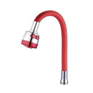 Tubo Flexível Silicone Vermelho Arejador Gourmet Duplo Jato Z-005-R