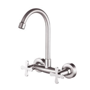 Wall-Mounted Kitchen Faucet Sleek Design & Space-Saving Solution SA-5012-N