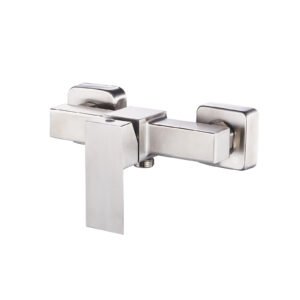 Wall-Mounted Shower Mixer Brushed Nickel | Precise Temperature Control D-5020-N