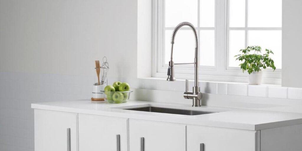 High-Arc Faucets with Pull-Down Sprayers