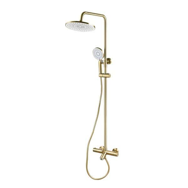 Shower Set Taps Brushed Gold Mixer Tap Shower Head Kit Shower Tap Sets SJT-2024602-BG