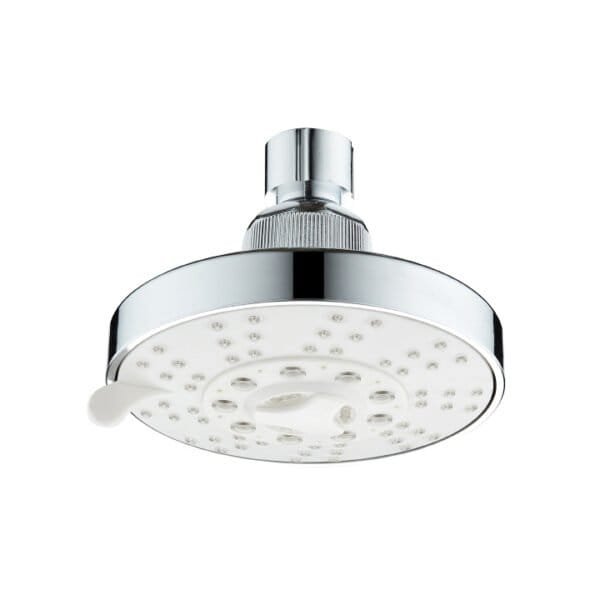 Shower head premium modern with QuickClean in Chrome H-684