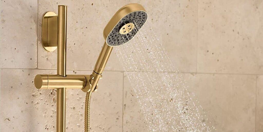 High-Pressure Shower Faucets gold