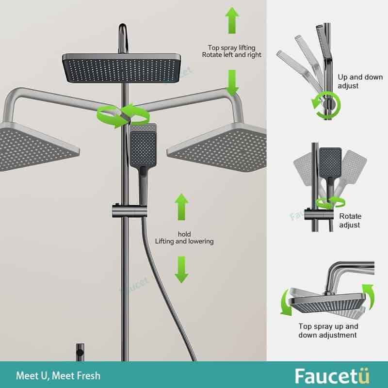 dual shower system