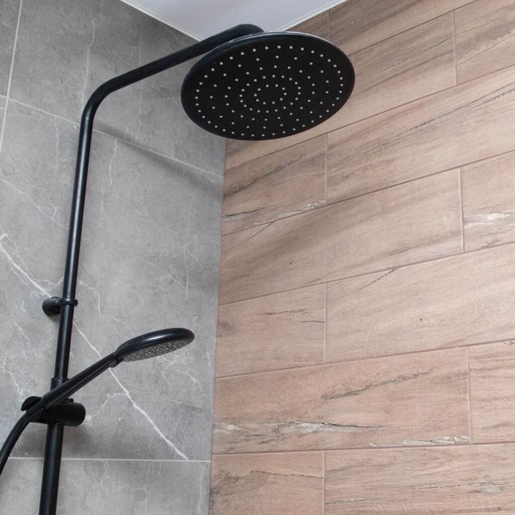 rain shower and handheld shower