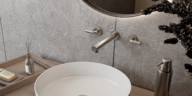 Concealed plumbing fittings brush nickle faucet