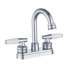 2 manijas con mezcladora para baño duomando 4 pulgadas metal y grifo lavabo 3 orificios 4 pulgadas MPB-400253