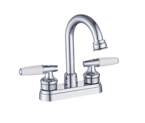 2 manijas con mezcladora para baño duomando 4 pulgadas metal y grifo lavabo 3 orificios 4 pulgadas MPB-400253