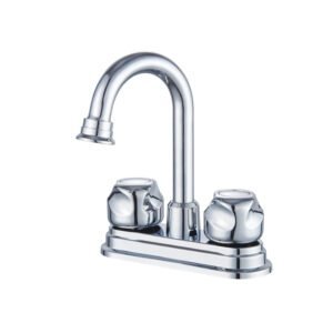 Grifo de lavabo de baño de 4 pulgadas con grifería mezclador para lavamanos de 4 pulgadas y grifería moderna para baño MBA-420153