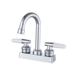 Grifo de lavabo de baño de 4 pulgadas con mezcladora para lavamanos con palanca MPH-400241