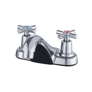 Moderno con llave para lavabo corona 4 pulgadas cromado y grifos aluminio para lavabos para baño MLP-4101