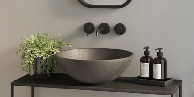 luxury bathroom hardware black faucet