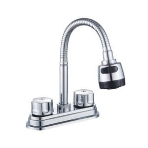 MBA-460101 Grifo de lavabo de baño de 4 pulgadas con grifo lavabo 3 orificios 4 pulgadas y mezcladora baño 4 pulgadas doble manija