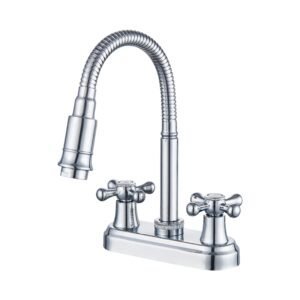 MBB-470182 Mezcladora para lavamanos con palanca con grifo lavabo 3 orificios 4 pulgadas y grifería mezclador para lavamanos de 4 pulgadas
