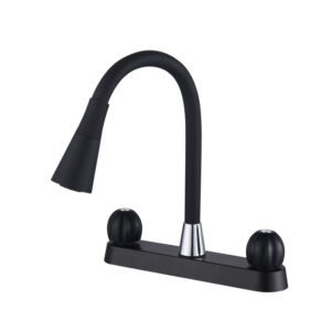 MBG-830163-B Llave Mezcladora Negra para Fregadero de Cocina