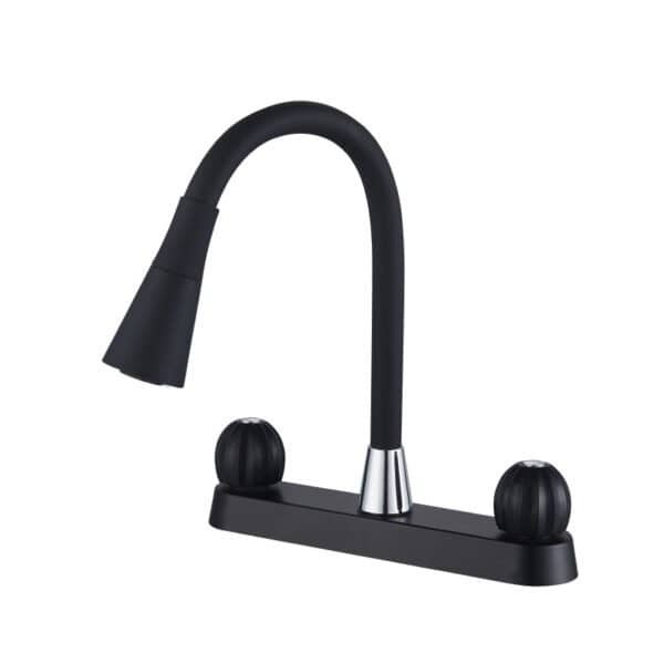MBG-830163-B Llave Mezcladora Negra para Fregadero de Cocina