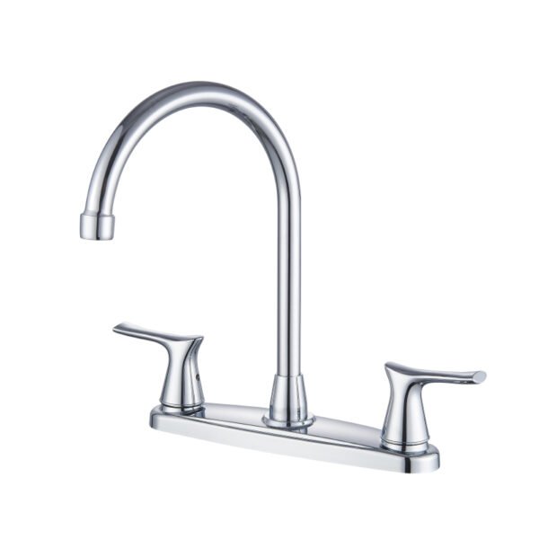 MBL-800717 Llave Cromada para Fregadero con Dos Manijas